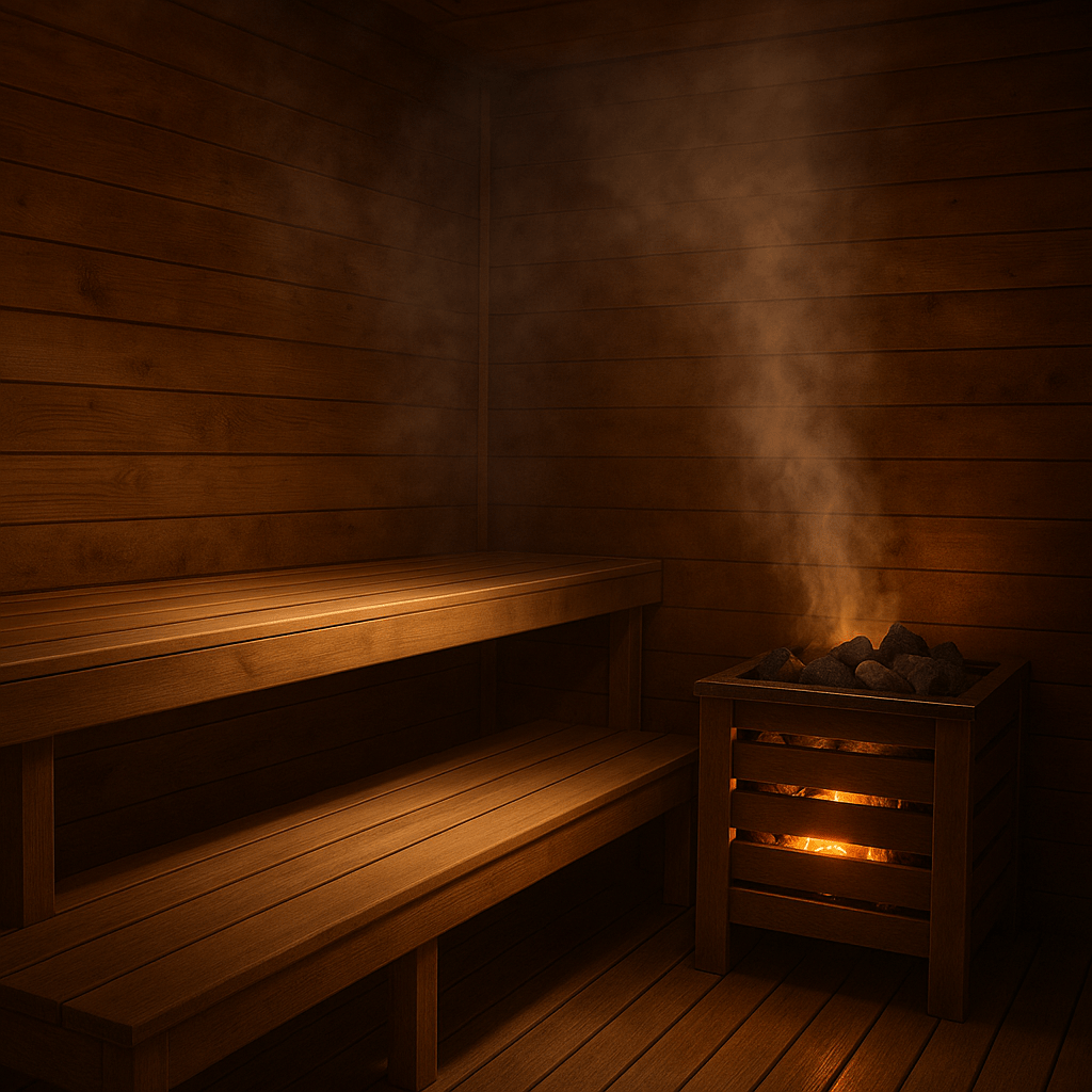 how hot is sauna